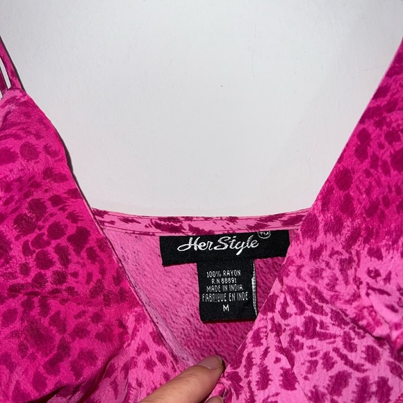 Vintage sequin detail Elegant Pink Sleeveless Dress medium - Picture 10 of 14